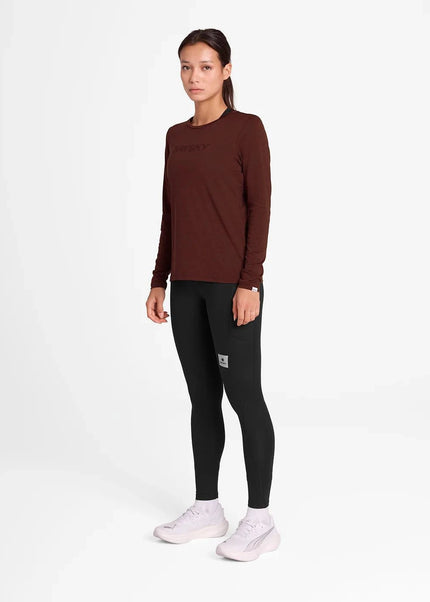 Saysky | Logo Pace Long Sleeve | Dames | Red