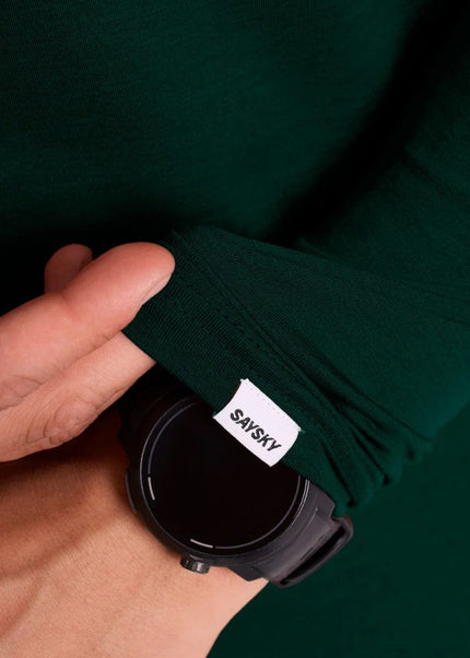 Saysky | Logo Pace Long Sleeve | Herren | Grün