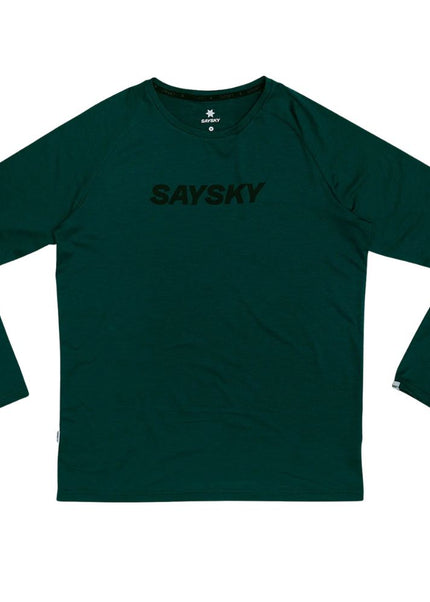 Saysky | Logo Pace Long Sleeve | Herren | Grün