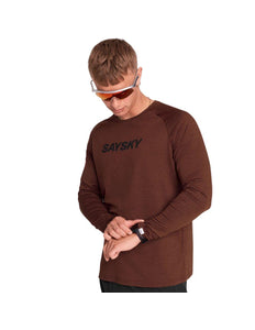 Saysky | Logo Pace Long Sleeve | Heren | Red