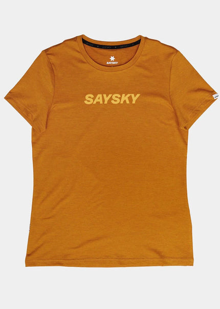 Saysky | Logo Pace T-Shirt | Dames | Orange