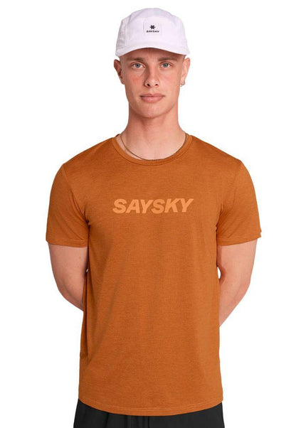 Saysky | Logo Pace T-Shirt | Heren | Orange