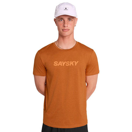 Saysky | Logo Pace T-Shirt | Heren | Orange