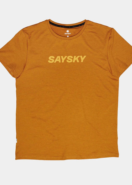 Saysky | Logo Pace T-Shirt | Heren | Orange