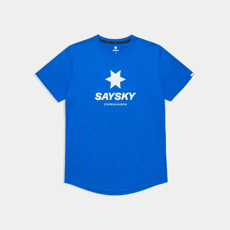 Saysky | Logo Combat Pro T-Shirt | Blue | Heren