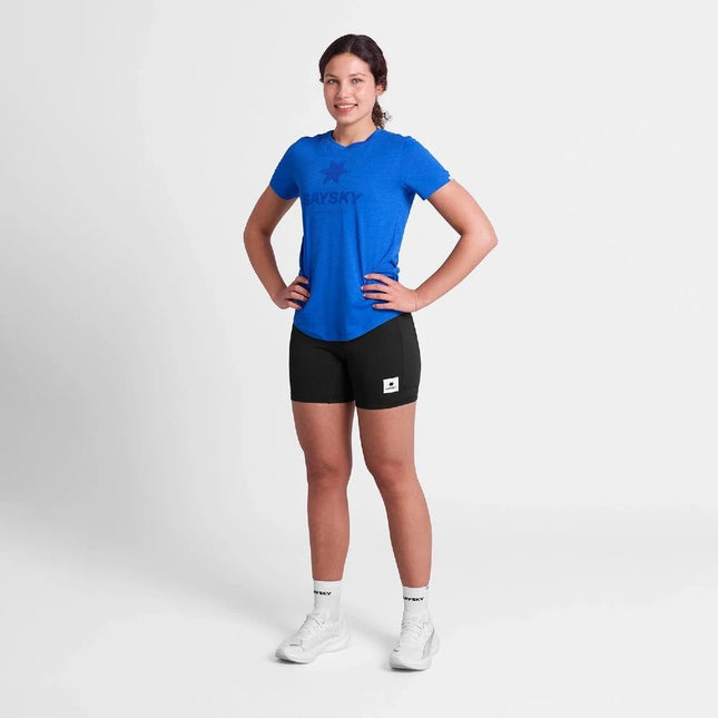 Saysky | Logo Combat Pro T-Shirt | Dames | Blue