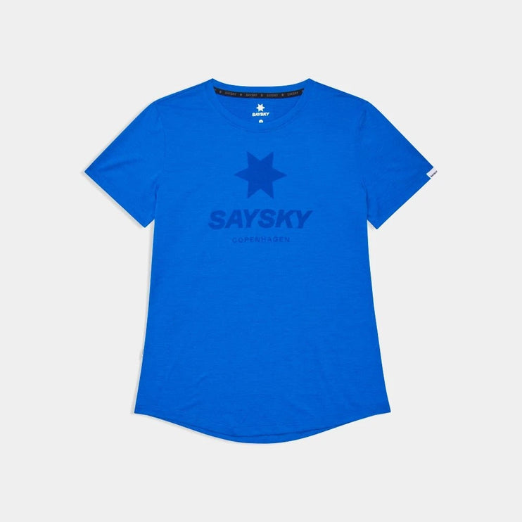 Saysky | Logo Combat Pro T-Shirt | Dames | Blue