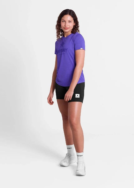 Saysky | Logo Combat Pro T-Shirt | Dames | Purple