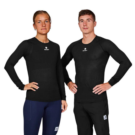Saysky | Mesh Base Layer Long Sleeve | Unisex | Black