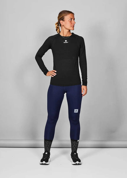 Saysky | Mesh Base Layer Long Sleeve | Unisex | Black