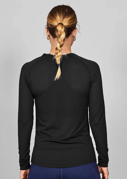 Saysky | Mesh Base Layer Long Sleeve | Unisex | Black