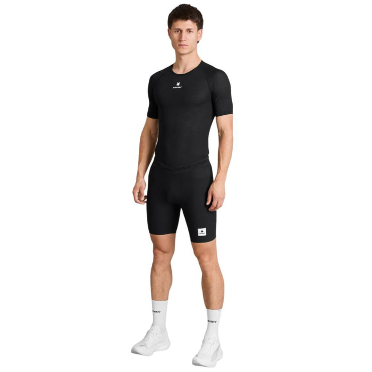 Saysky | Mesh Base Layer T-Shirt | Unisex | Black