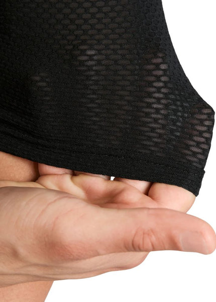 Saysky | Mesh-Funktions-T-Shirt | Unisex | Schwarz