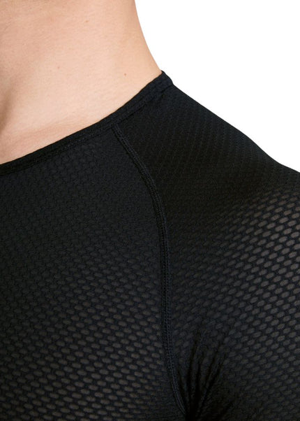 Saysky | Mesh-Funktions-T-Shirt | Unisex | Schwarz