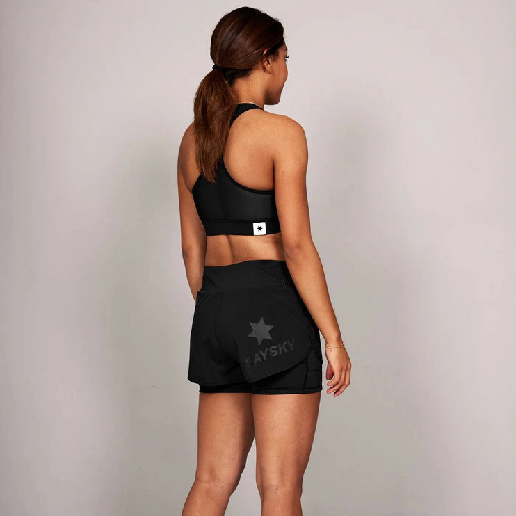 Saysky | Pace 2-in-1 Shorts 3'' | Dames | Black