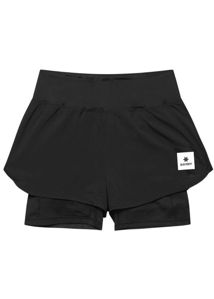Saysky | Pace 2-in-1 Shorts 3'' | Dames | Black