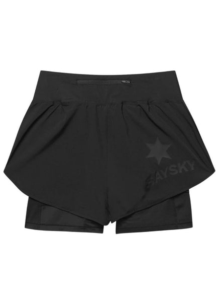 Saysky | Pace 2-in-1 Shorts 3'' | Dames | Black