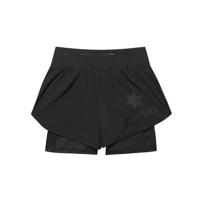 Saysky | Pace 2-in-1 Shorts 3'' | Dames | Black