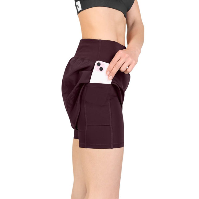 Saysky | Pace 2-in-1 Shorts 3'' | Women's | Burgundy