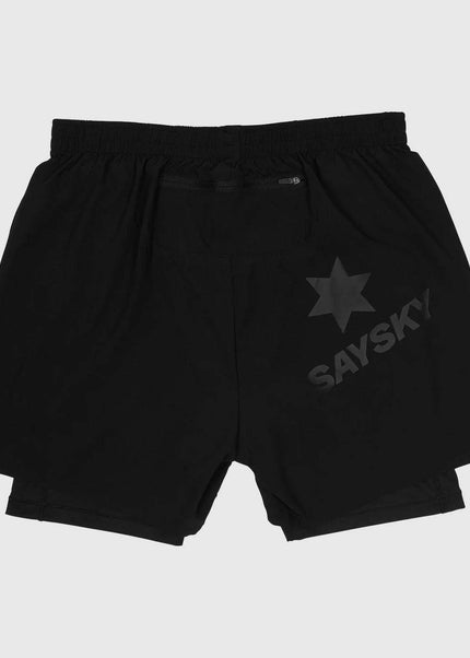 Saysky | Pace 2-in-1 Shorts 5'' | Heren | Black