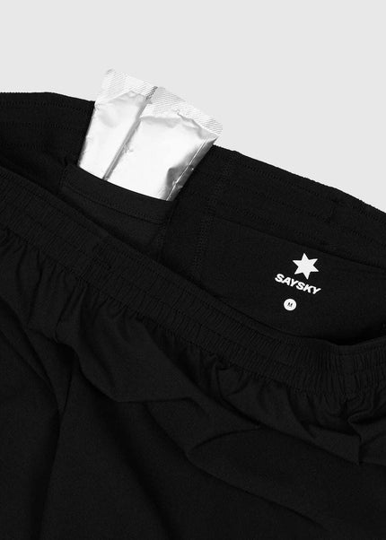 Saysky | Pace 2-in-1 Shorts 5'' | Heren | Black