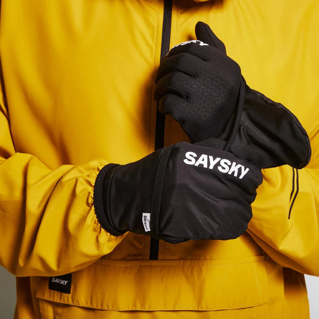 Saysky | Pace Gloves Mittens | Black