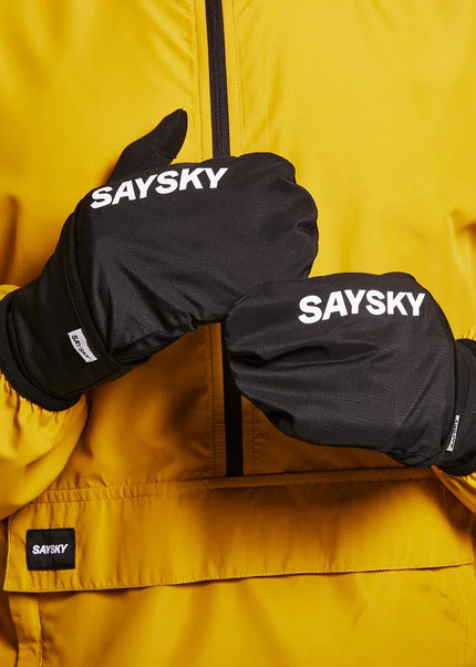 Saysky | Pace Gloves Mittens | Black