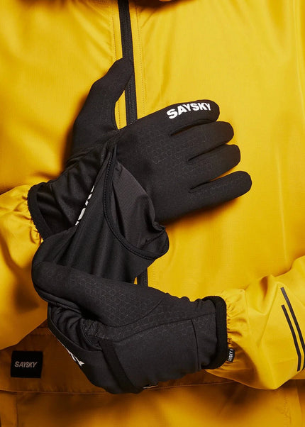 Saysky | Pace Gloves Mittens | Black