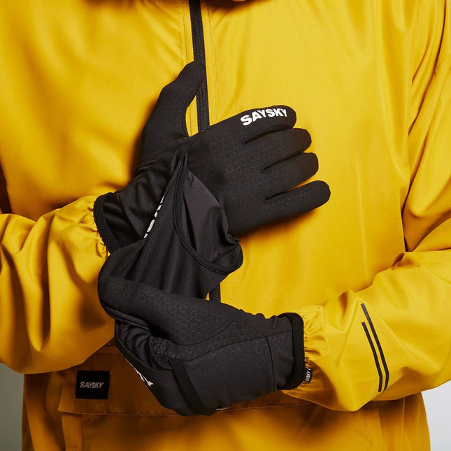 Saysky | Pace Gloves Mittens | Black