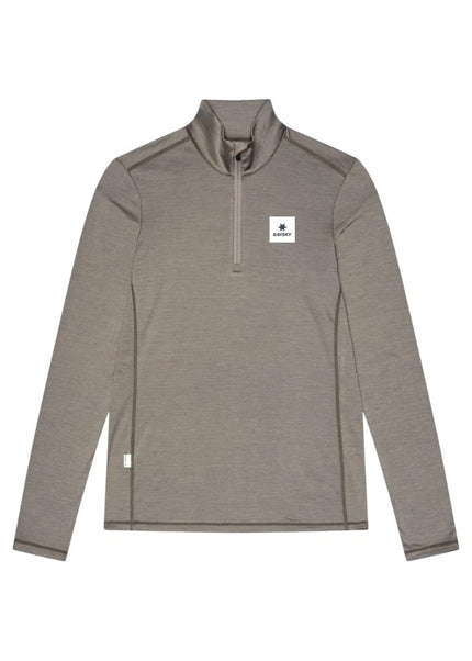 Saysky | Pace Half Zip Long Sleeve | Damen | Taupe