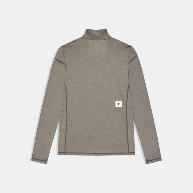 Saysky | Pace Half Zip Long Sleeve | Dames | Taupe