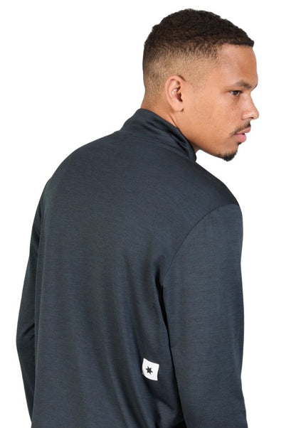 Saysky | Pace Half Zip Long Sleeve | Heren | Black