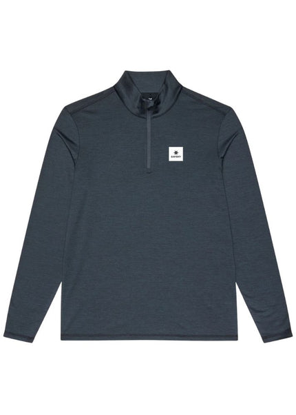Saysky | Pace Half Zip Long Sleeve | Heren | Black