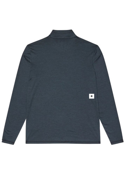 Saysky | Pace Half Zip Long Sleeve | Heren | Black
