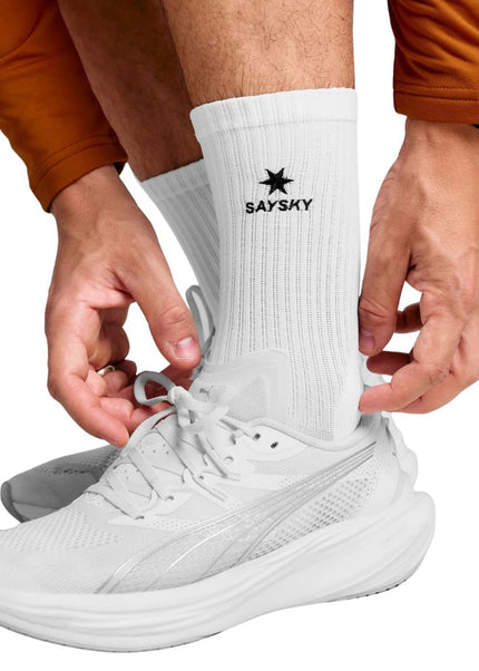 Saysky | Pace High Socks | White
