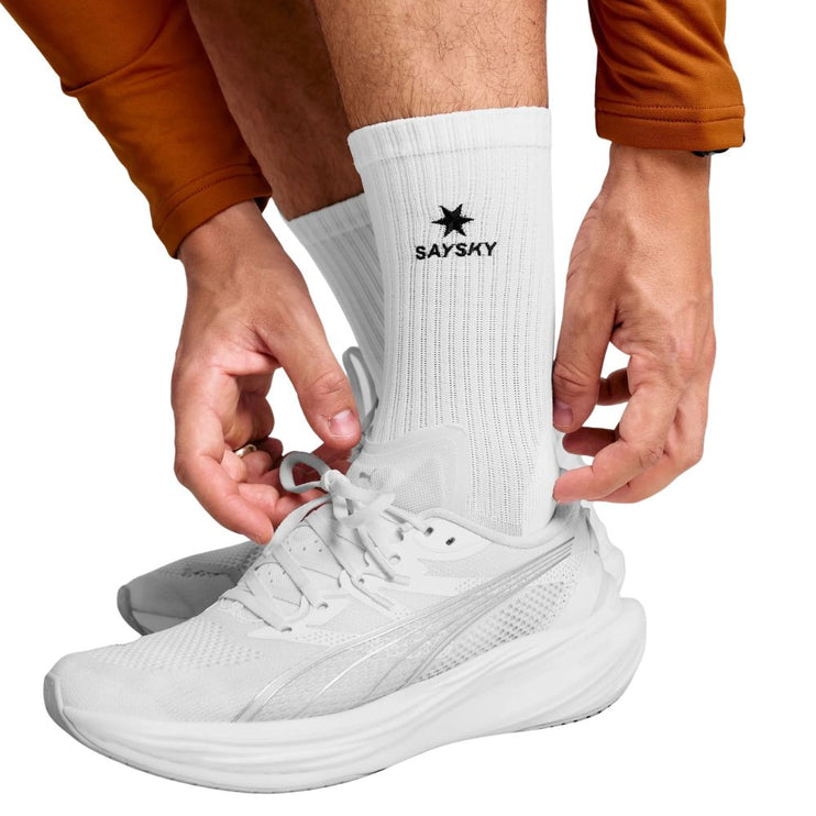 Saysky | Pace High Socks | White