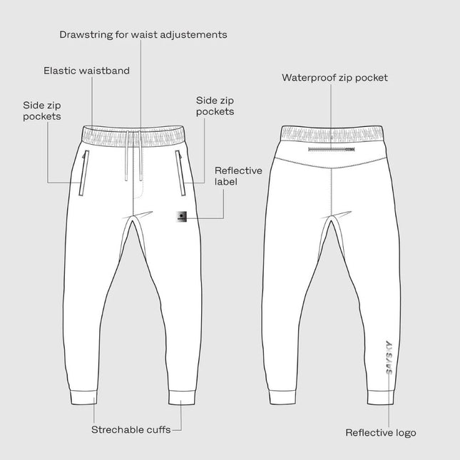 Saysky | Pace Pants | Men's | Black