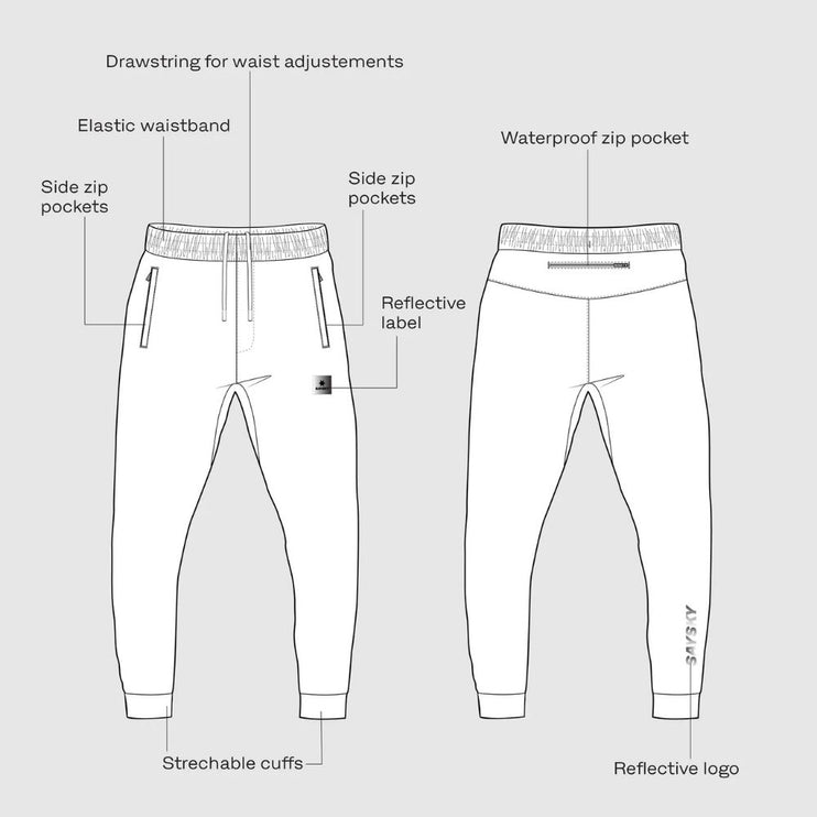 Saysky | Pace Pants | Men's | Black