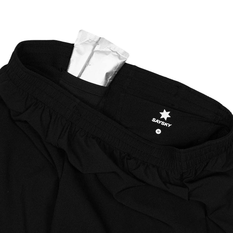 Saysky | Pace 2-in-1 Shorts 5'' | Heren | Black