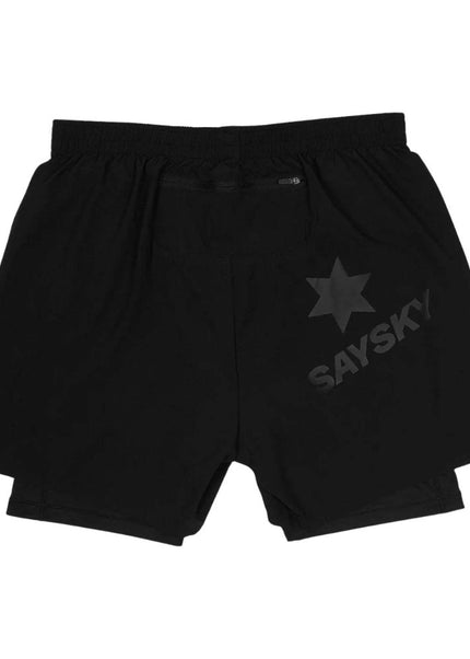 Saysky | Pace 2-in-1 Shorts 5'' | Männer | Schwarz