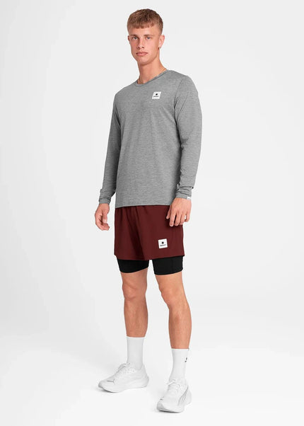 Saysky | Pace 2-in-1 Shorts | Heren | Red