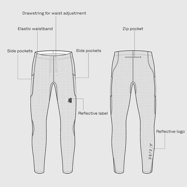 Saysky | Pace+ Long Tights | Heren | Black