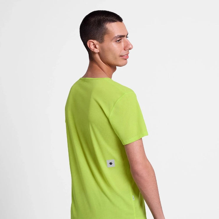 Saysky | Reactive Flow T-Shirt | Men | Yellow Logo