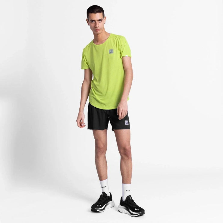 Saysky | Reactive Flow T-Shirt | Men | Yellow Logo