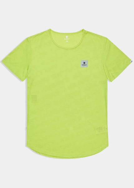 Saysky | Reactive Flow T-Shirt | Heren | Yellow Logo
