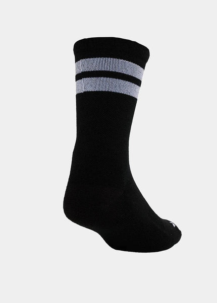 Saysky | Reflective Merino High Socks | Black