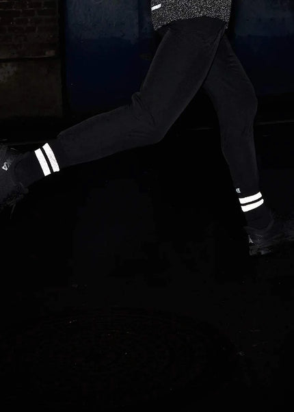 Saysky | Reflective Merino High Socks | Black