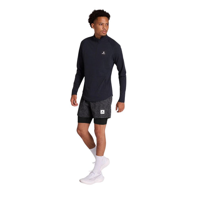 Saysky | Reflective Pace 2-in-1 Shorts 5'' | Heren | Black AOP