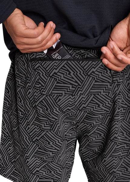 Saysky | Reflective Pace 2-in-1 Shorts 5'' | Men's | Black AOP