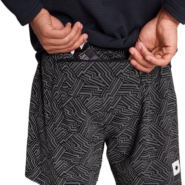 Saysky | Reflective Pace 2-in-1 Shorts 5'' | Men's | Black AOP